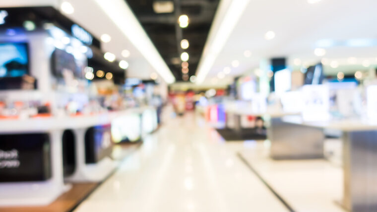 Bild på ett köpcenter