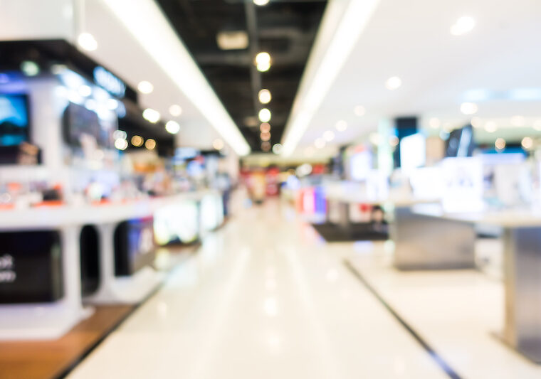 Bild på ett köpcenter
