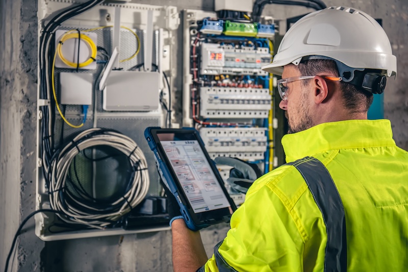 Elektriker på industri